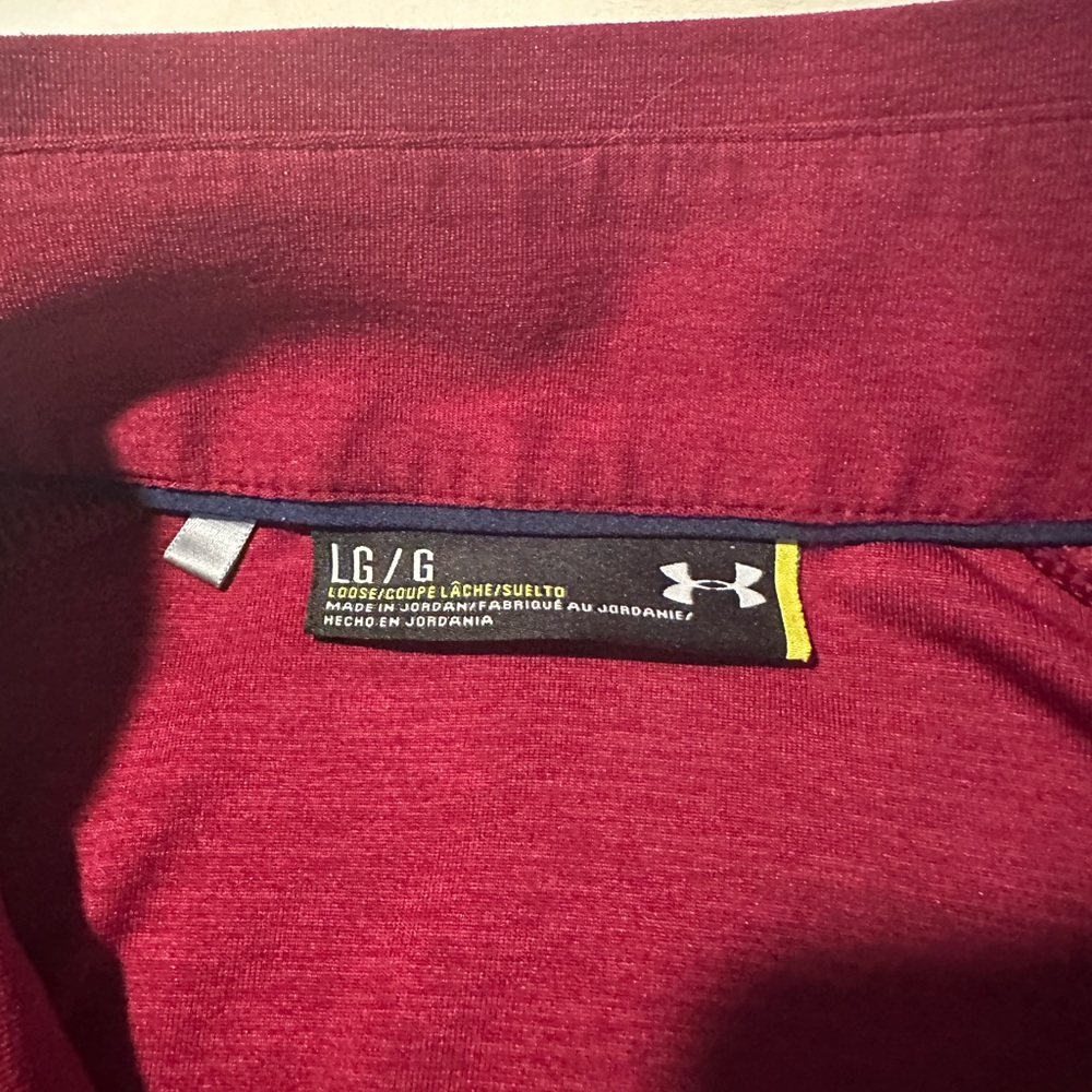 Under Armor Burgundy Athletic Pullover - image 4